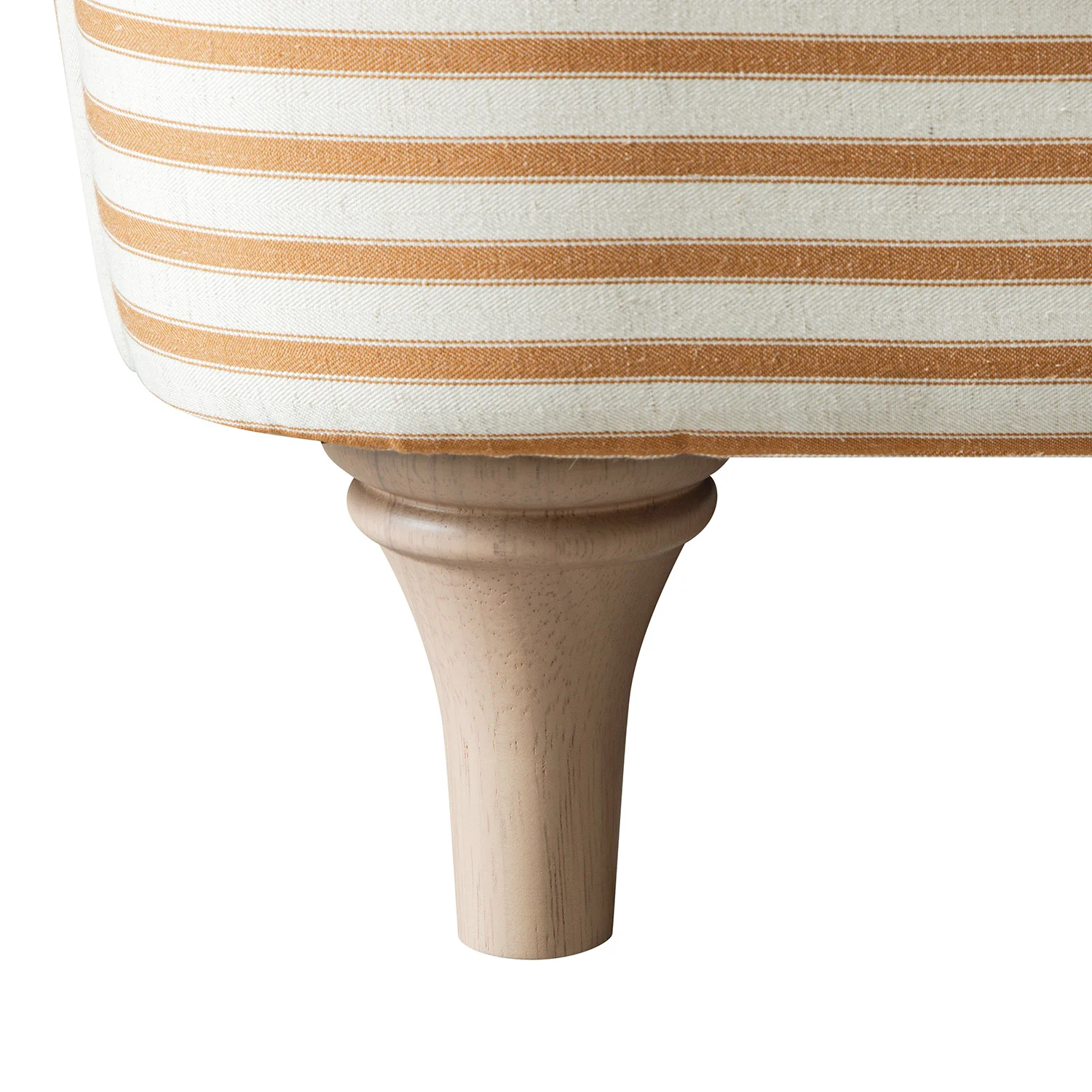 Daphnis Ochre Striped Linen Blend Fabric Sofa Bed, Loveseat - Image 18