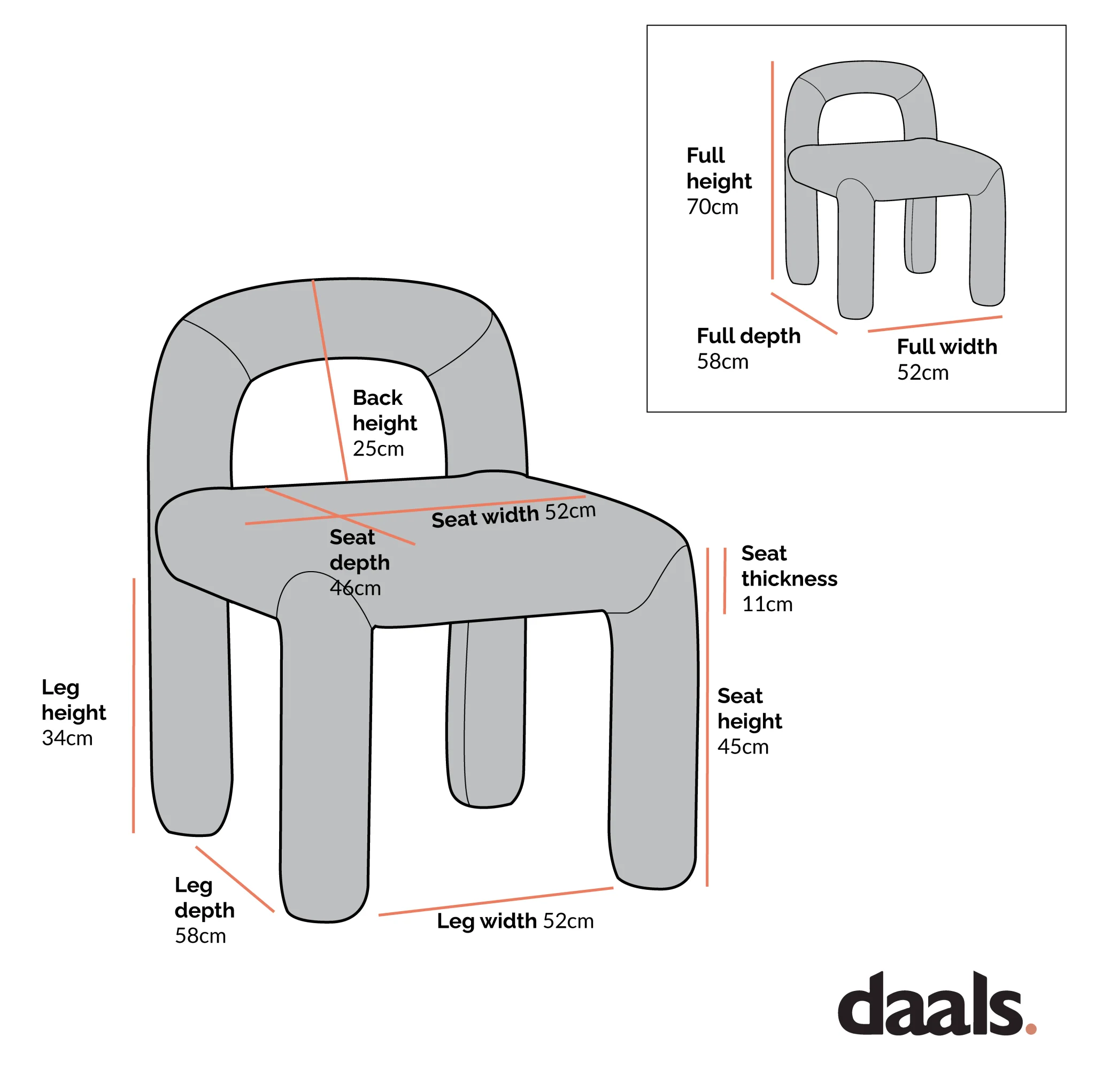 Libby White Boucle Dining Chair - Image 5