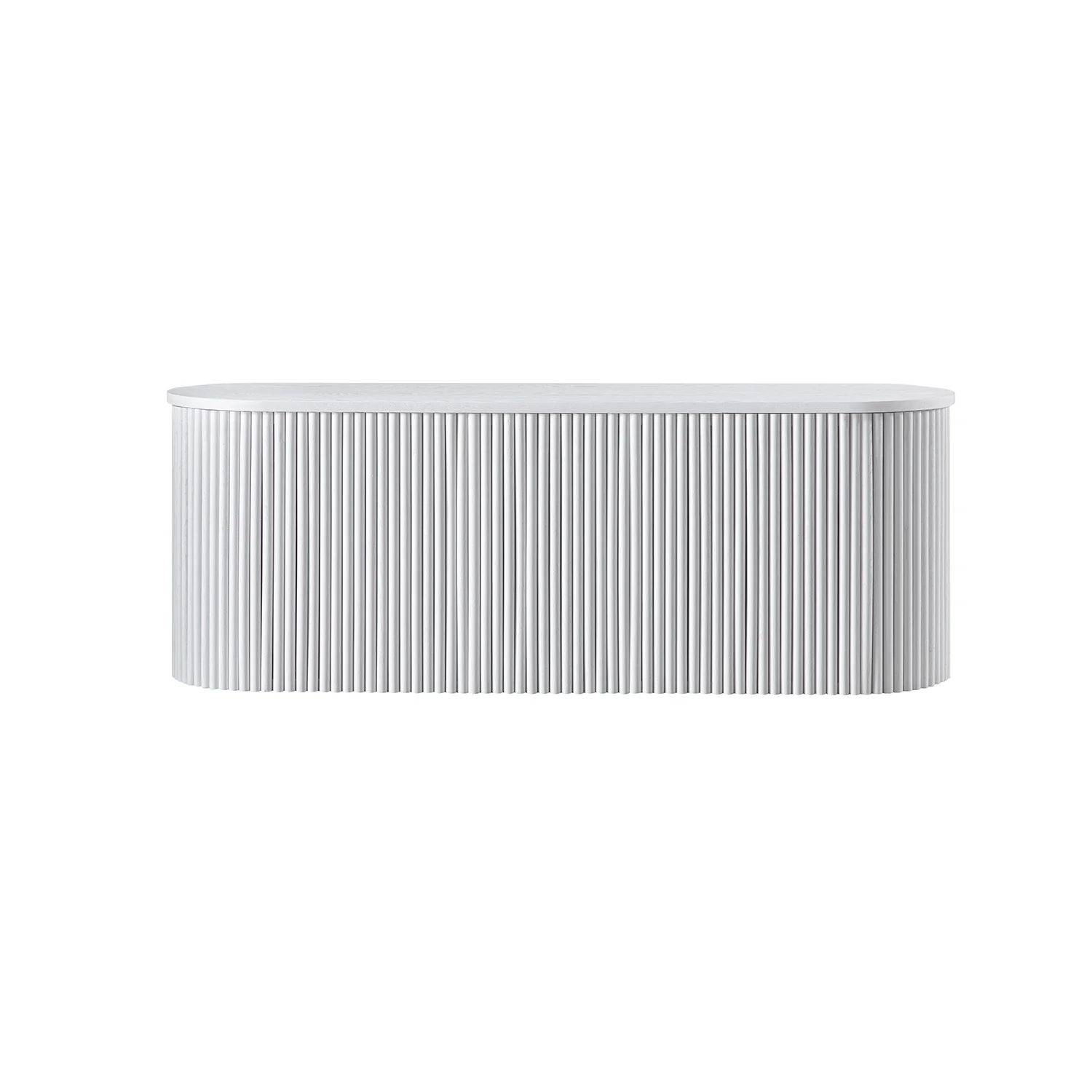 Maru Storage Ottoman Bench, Washed White