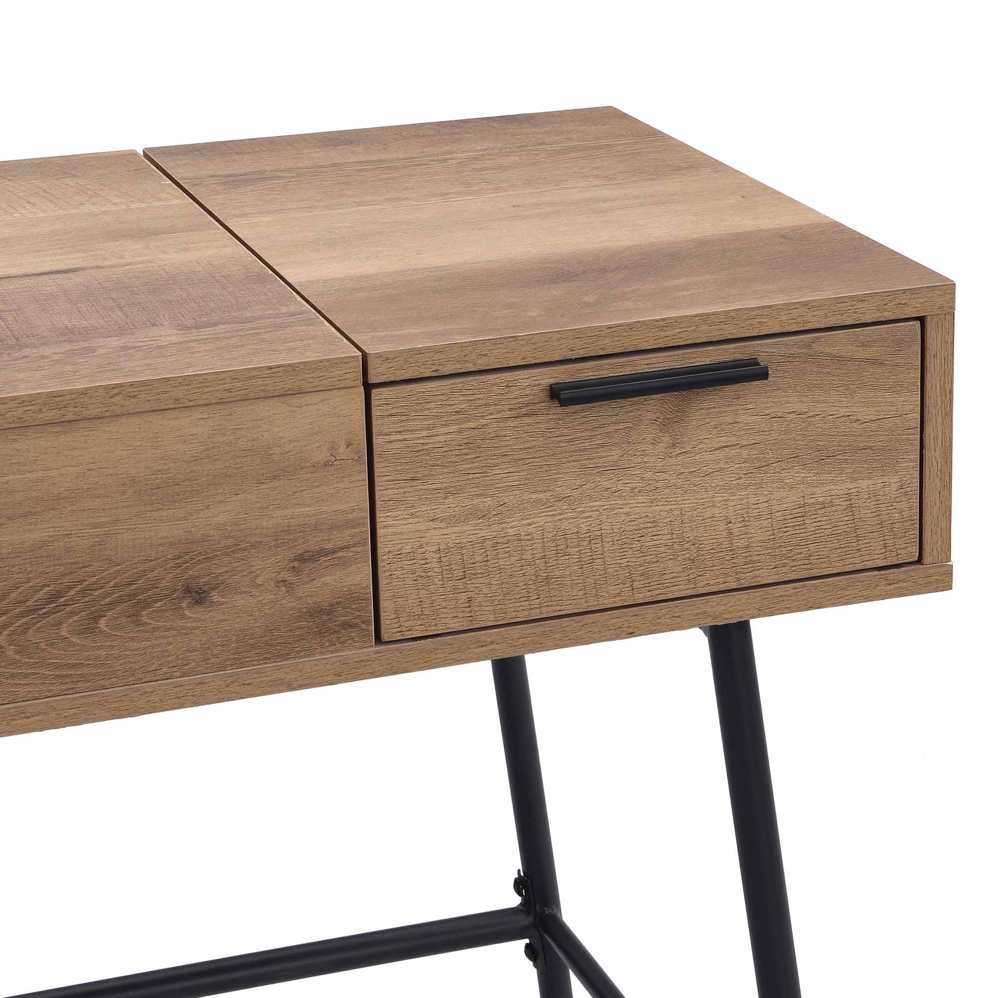 Selwyn Oak Effect Console Dressing Table - Image 13