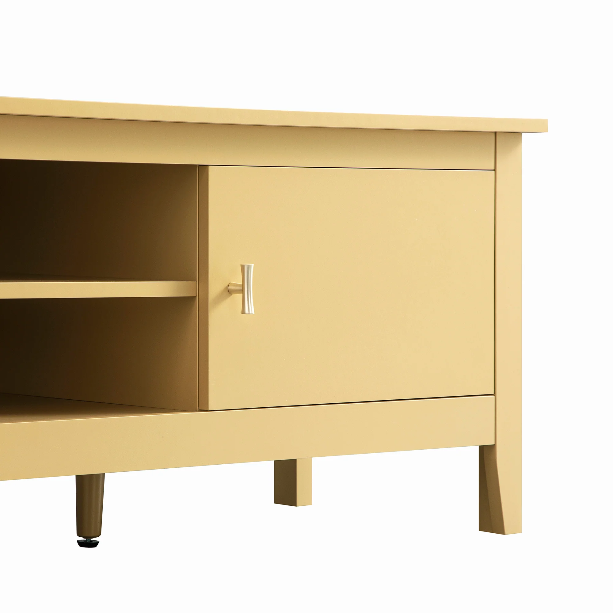 Oakham 150cm TV Unit, Rattan Yellow - Image 9