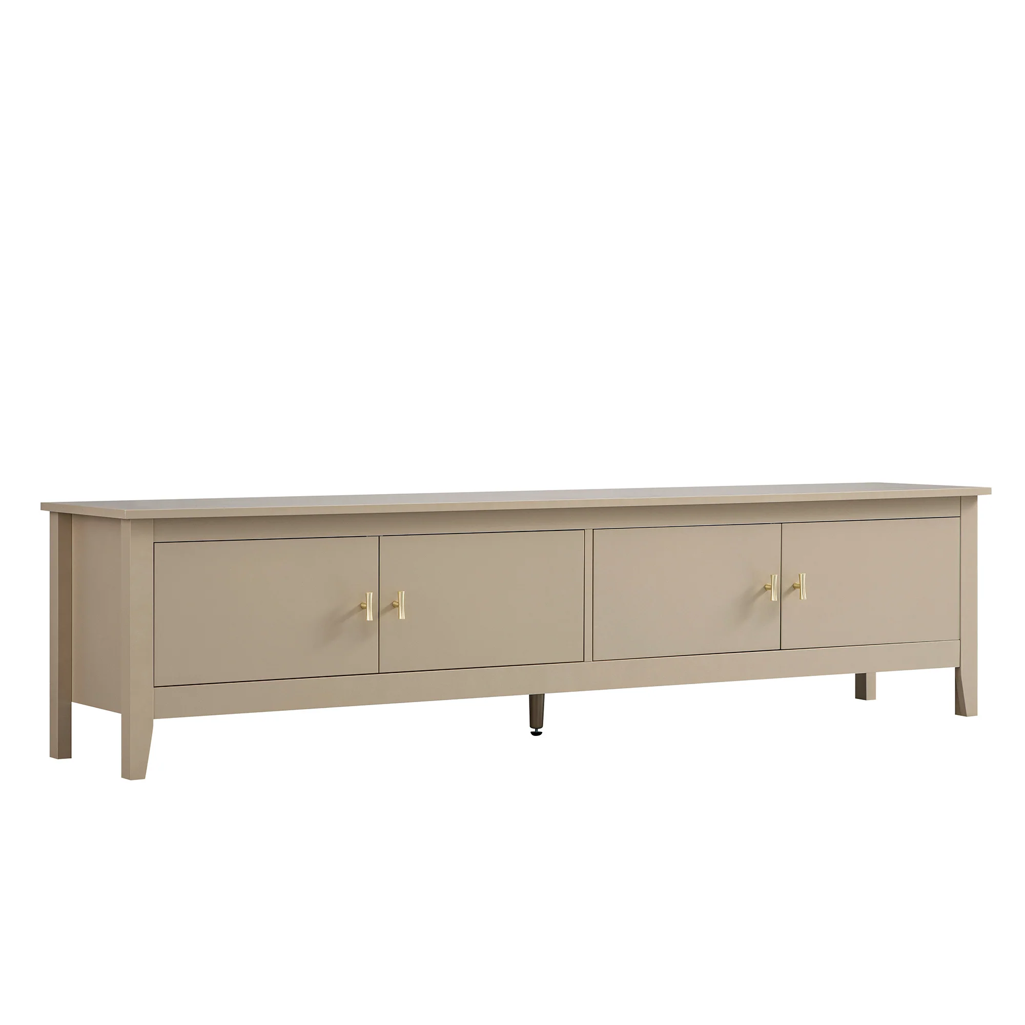 Oakham 180cm Wide TV Unit, Deep Greige - Image 2