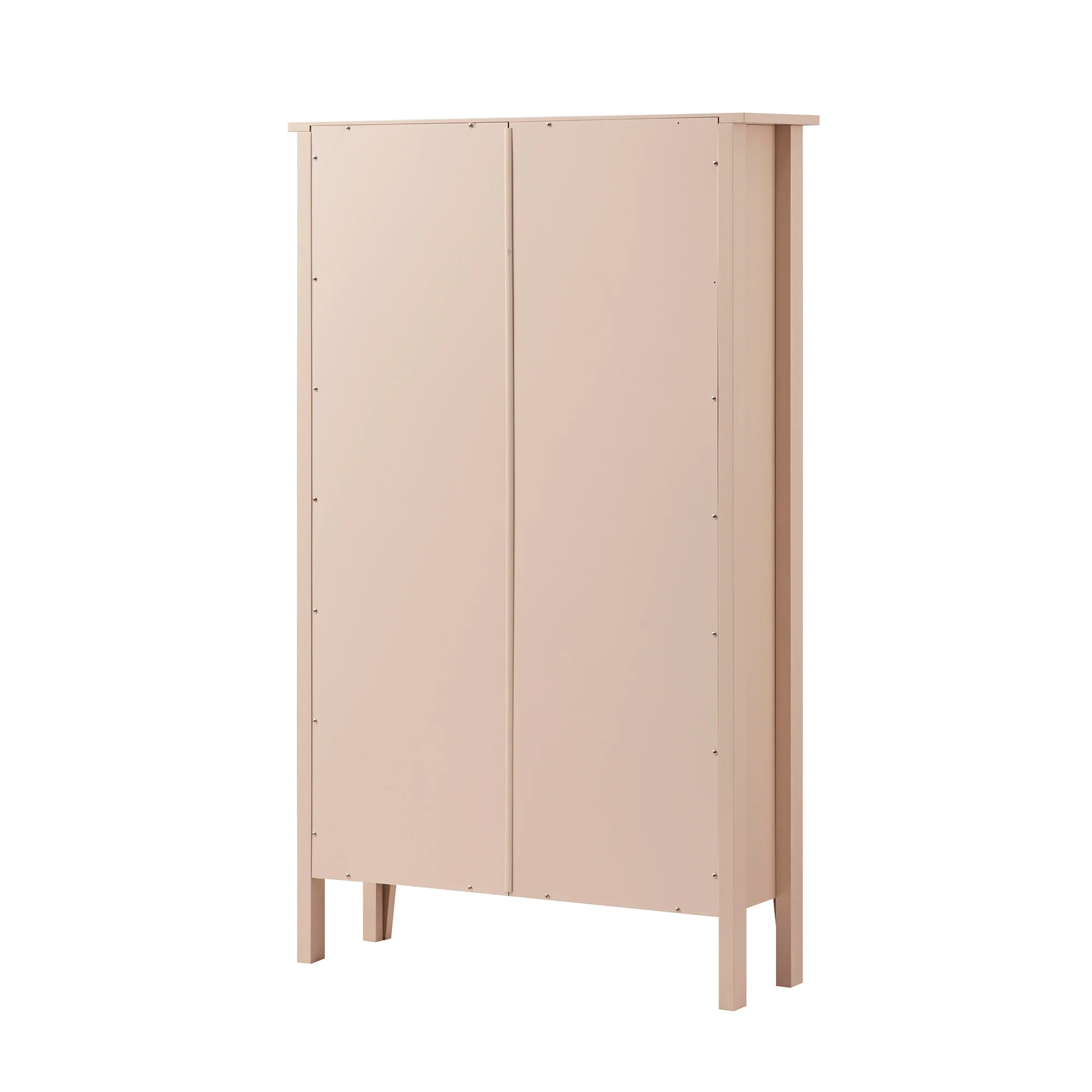 Oakham 3-Tier Shoe Cabinet, Nude Pink - Image 6