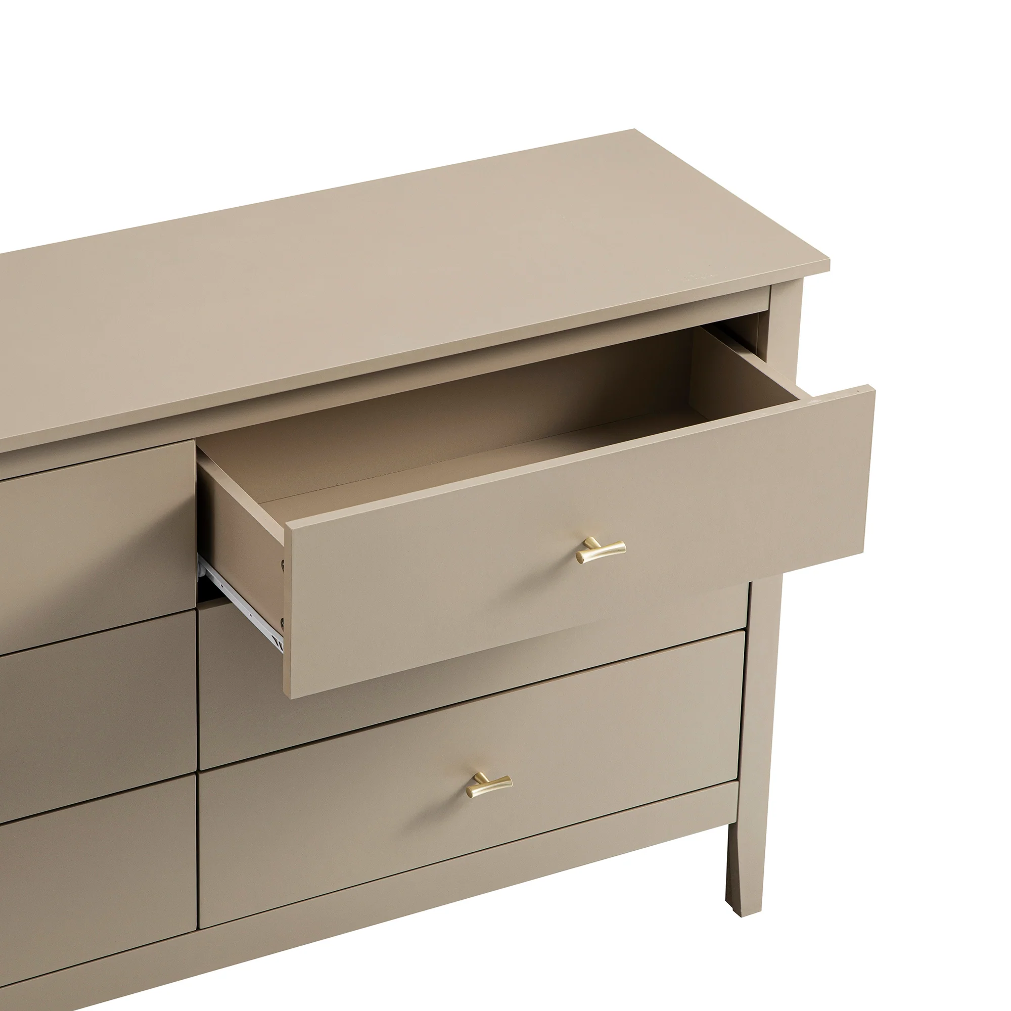 Oakham Chest of 6 Drawers, Deep Greige - Image 8