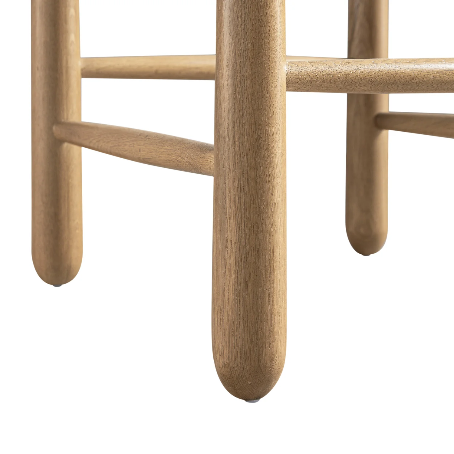 Tama Counter Stool, Ecru Boucle | Natural Oak Frame - Image 10